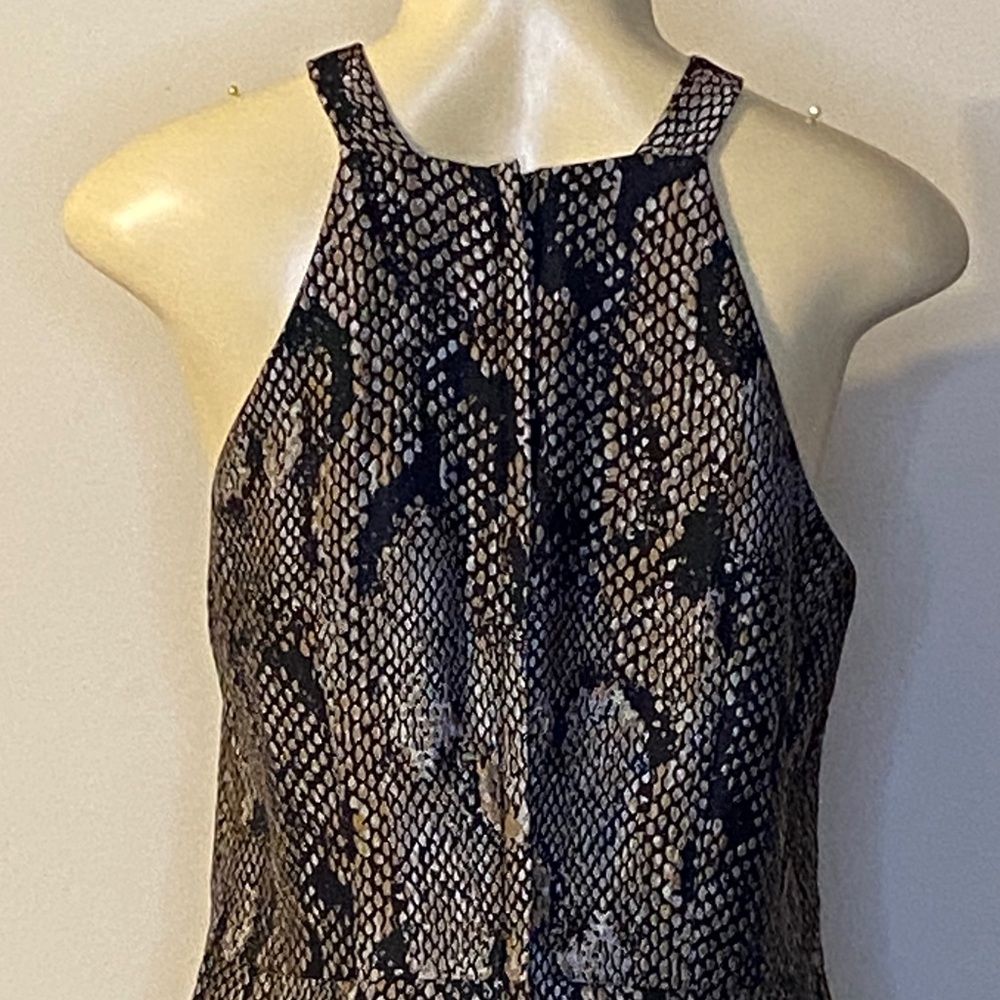 H&M Elegant Snake Print Dress Size 10 - Picture 4 of 8